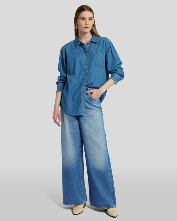 7 for all mankind MANKIND Zoey Super Wide Leg Jeans