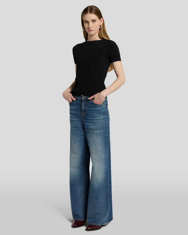 7 for all mankind MANKIND Zoey Super Wide Leg Jeans