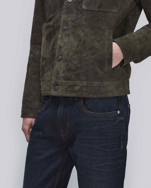 7 For All Mankind Modern Suede Trucker Jacket Jackets