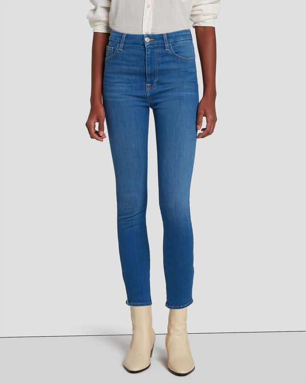 7 For All Mankind No Filter Ultra High Rise Ankle Skinny Jeans
