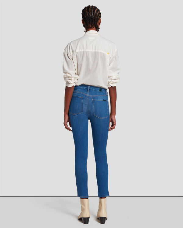 7 For All Mankind No Filter Ultra High Rise Ankle Skinny Jeans