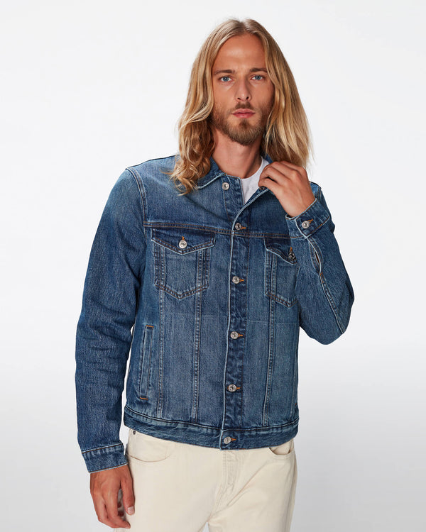 7 For All Mankind Perfect Trucker Jacket Denim Jackets