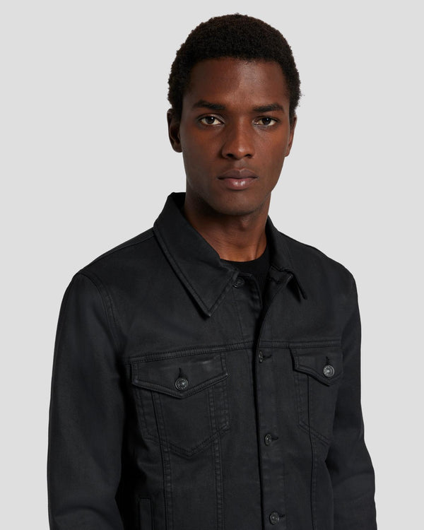 7 For All Mankind Perfect Trucker Jacket Denim Jackets