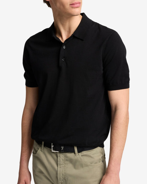 7 For All Mankind Short Sleeve Polo Sweater Sweaters