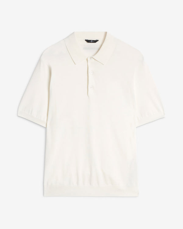 7 for all mankind Short Sleeve Polo Sweater Sweaters
