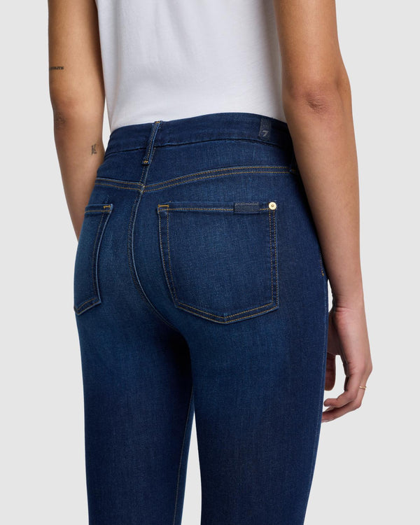7 For All Mankind Slim Illusion High Waist Ankle Skinny Jeans