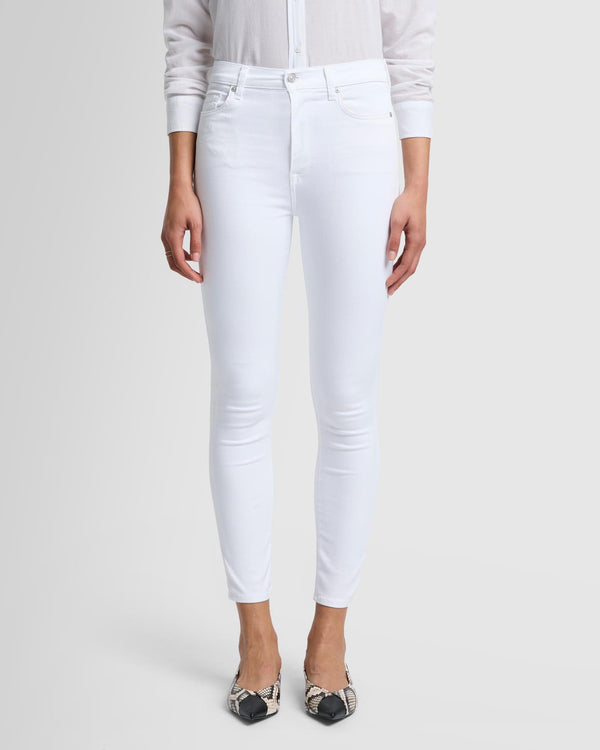 7 For All Mankind Slim Illusion High Waist Ankle Skinny Jeans