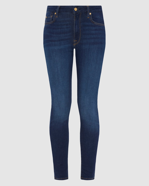 7 for all mankind Slim Illusion High Waist Ankle Skinny Jeans