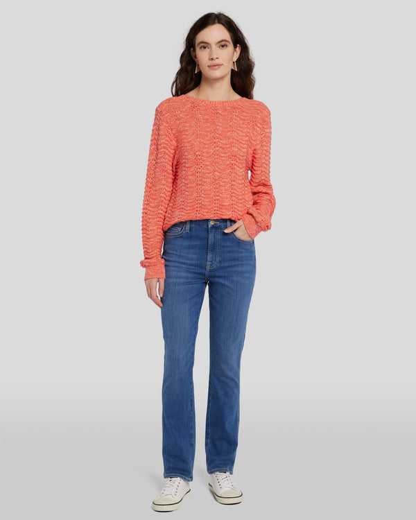 7 for all mankind Slim Illusion High Waist Kimmie Straight Jeans