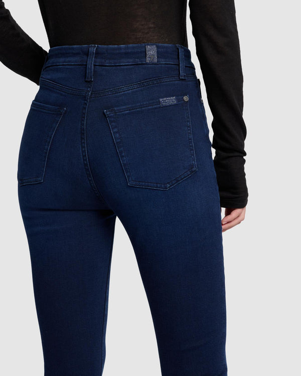 7 For All Mankind Slim Illusion High Waist Skinny Jeans