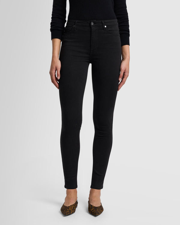 7 For All Mankind Slim Illusion Luxe High Waist Skinny Jeans