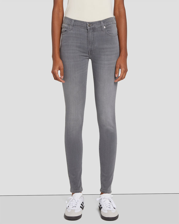 7 For All Mankind Slim Illusion Skinny Luxe High Waist Jeans