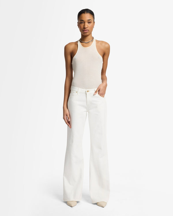 7 For All Mankind Slim Illusion Twisted Seam Spencer Flare Jeans