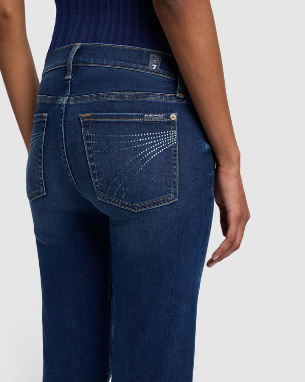 7 For All Mankind Tailorless Dojo With Crystal Details Jeans
