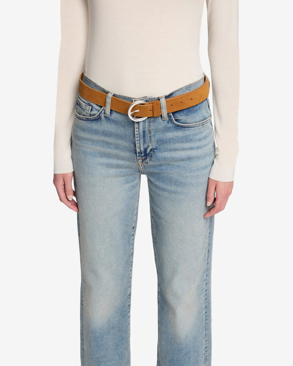 7 For All Mankind Timeless Italian Suede Belt Accessories