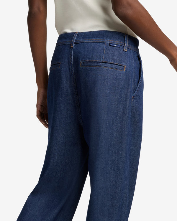 7 For All Mankind Weightless Denim Pleated Trouser Jeans