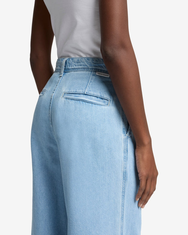 7 For All Mankind Weightless Denim Pleated Trouser Jeans