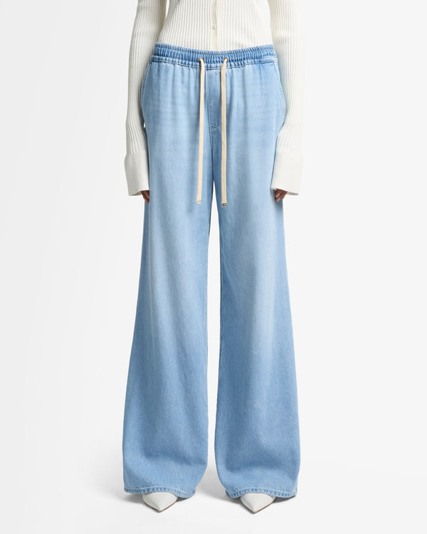 7 For All Mankind Weightless Denim Wide Leg Pant Jeans