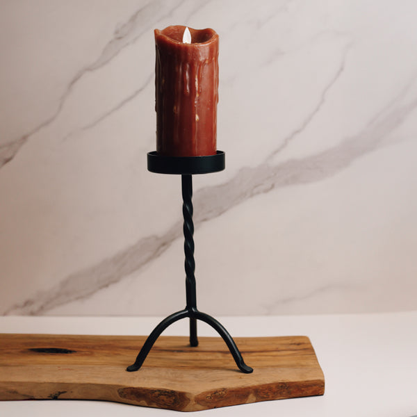 A Cheerful Giver 10" Pillar Stand - Black