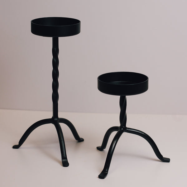 A Cheerful Giver 10" Pillar Stand - Black