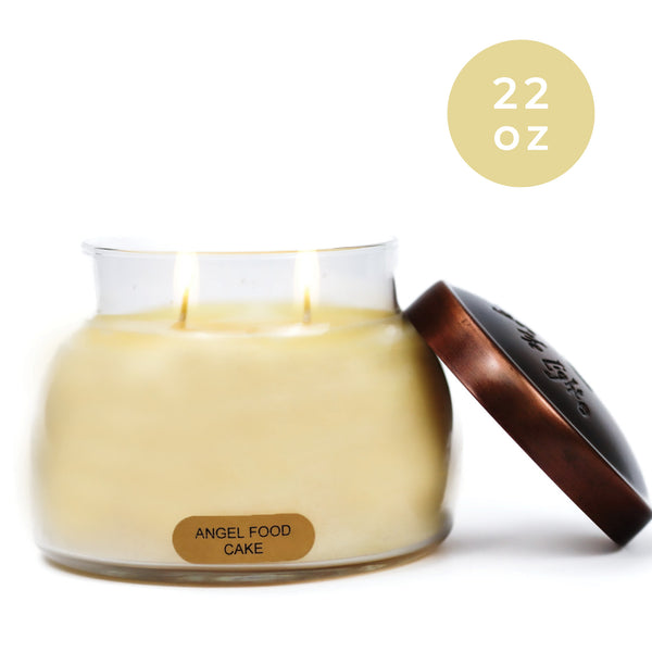 A Cheerful Giver Angel Food Cake - 22 Oz Mama Candle