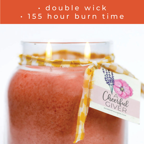 A Cheerful Giver Aperol Spritz - 34 Oz Papa Candle