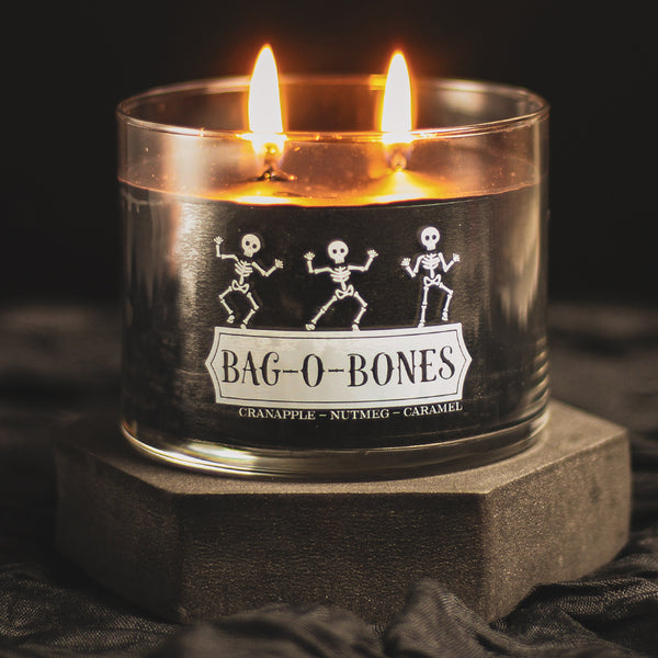 A Cheerful Giver Bag-O-Bones - Halloween Jar Candle