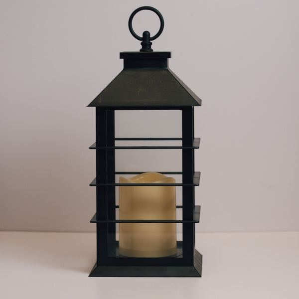 A Cheerful Giver Black - Flameless Lantern