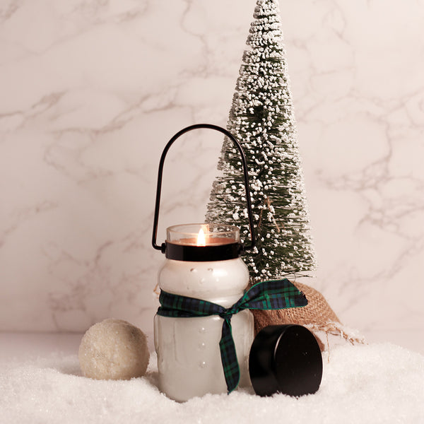 A Cheerful Giver Candy Cane - Baby Snowman Jar