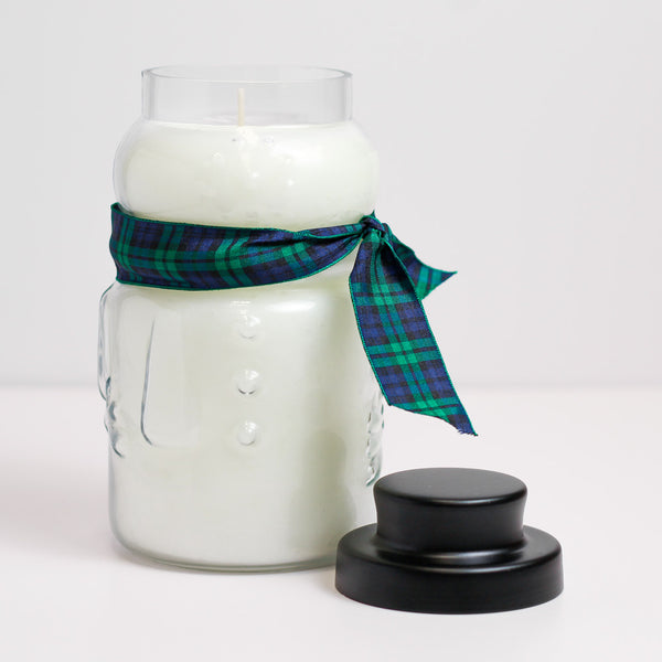 A Cheerful Giver Candy Cane - Large Snowman Jar