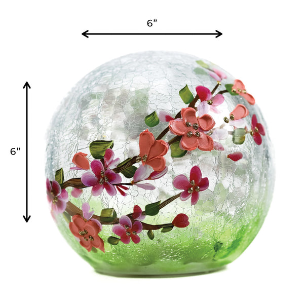 A Cheerful Giver Cherry Blossom - LED Glass Orb