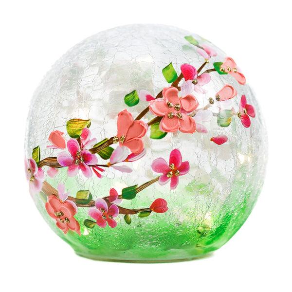 a cheerful giver Cherry Blossom - LED Glass Orb