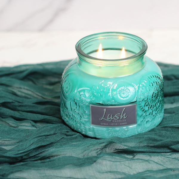 A Cheerful Giver Citrus Lotus Amber - Lush Candle