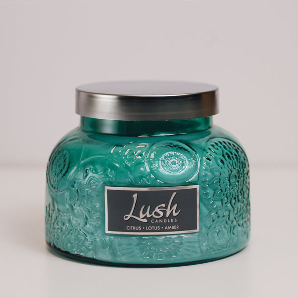 a cheerful giver Citrus Lotus Amber - Lush Candle