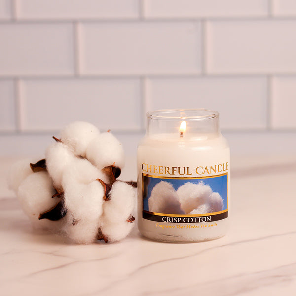 A Cheerful Giver Crisp Cotton - 6 Oz Cheerful Candle