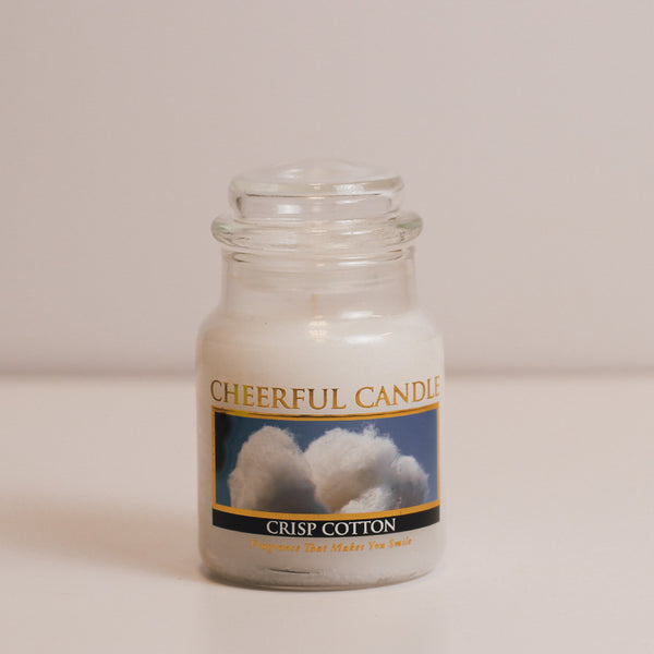 a cheerful giver Crisp Cotton - 6 oz Cheerful Candle