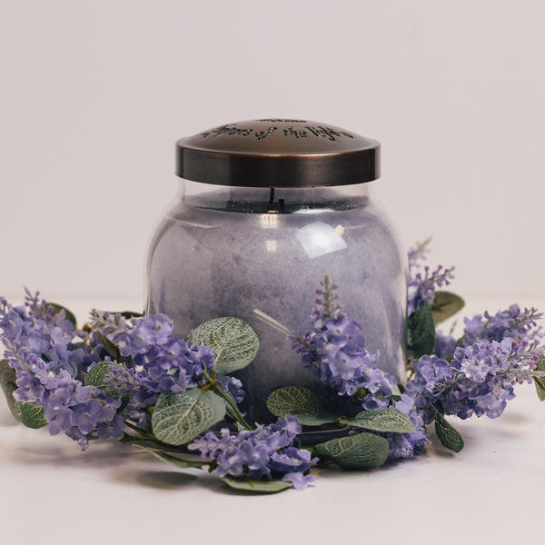 A Cheerful Giver Crown Of Lilac - Candle Ring