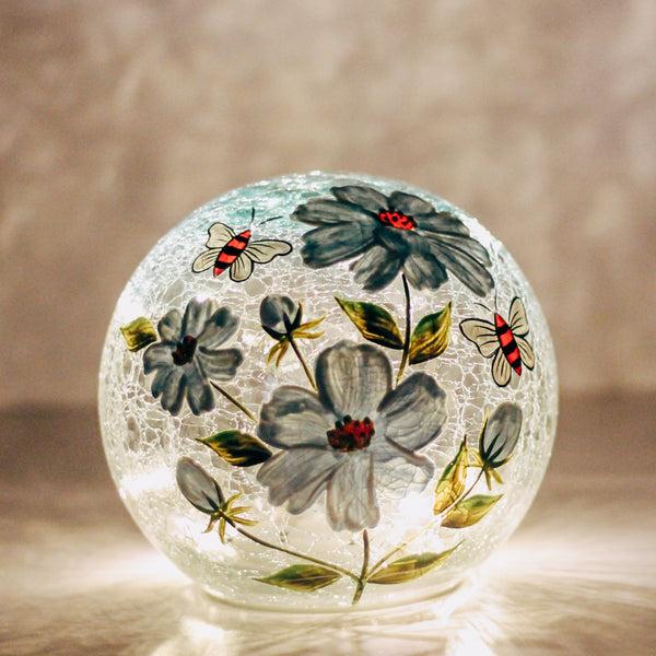 A Cheerful Giver Daisy & Bee - LED Glass Orb
