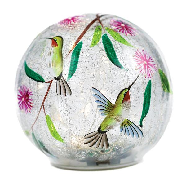a cheerful giver Dancing Hummingbird - LED Glass Orb