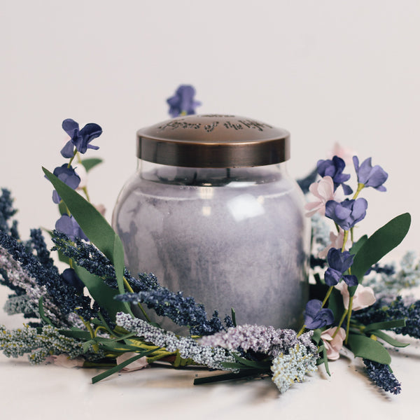 A Cheerful Giver Dried Lavender Bundle - Candle Ring