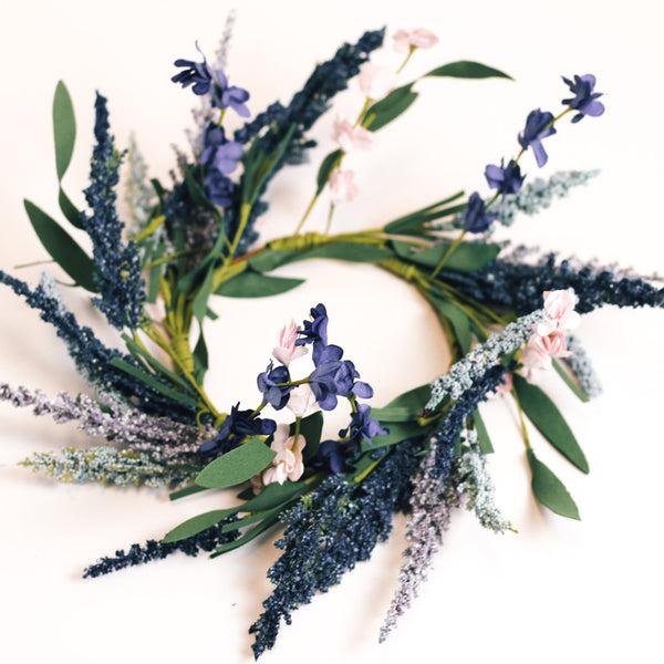 a cheerful giver Dried Lavender Bundle - Candle Ring