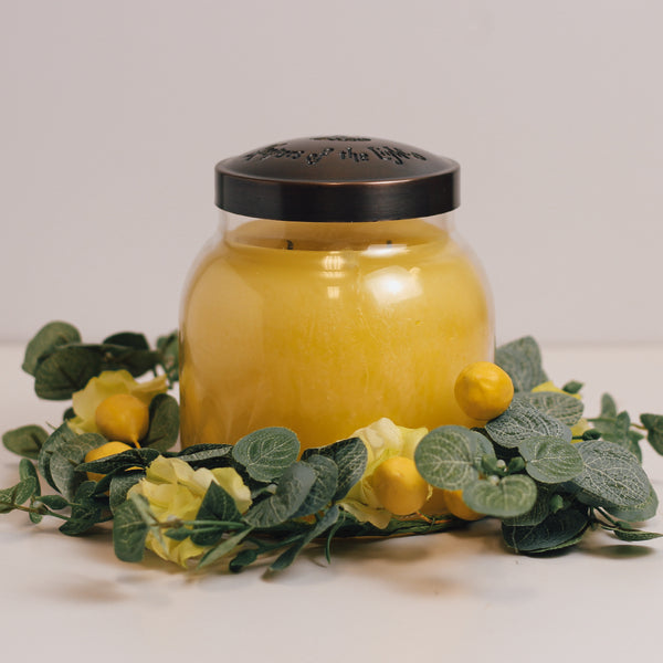 A Cheerful Giver Eucalyptus Lemon Rose - Candle Ring