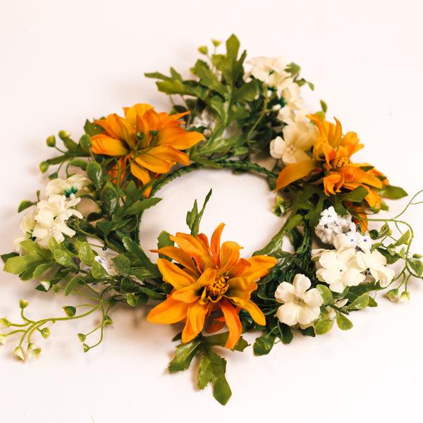 a cheerful giver Field of Flowers - Candle Ring