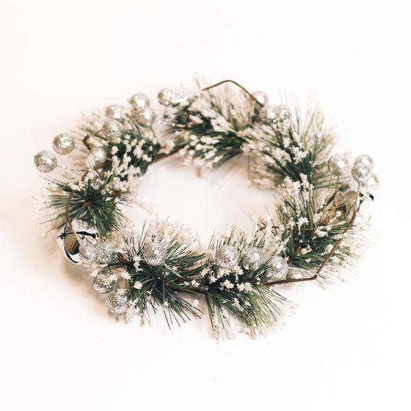 a cheerful giver Frosted Silver Bells - Candle Ring