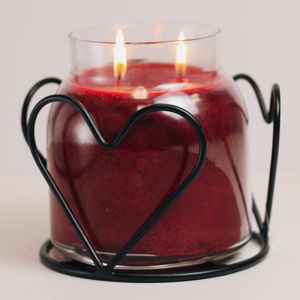 A Cheerful Giver Heart - Candle Jar Holder