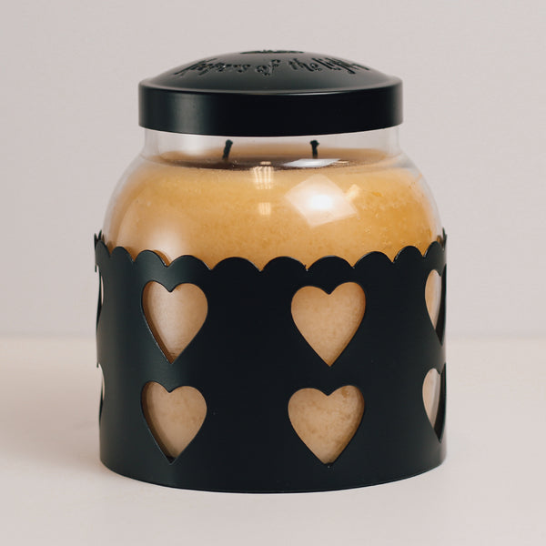 a cheerful giver Heart - Keepers Sleeve - Black