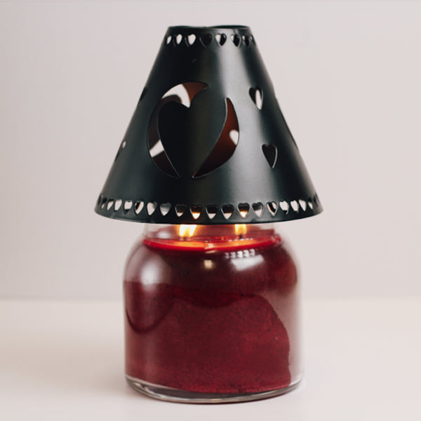 a cheerful giver Heart Tin - Shade Black