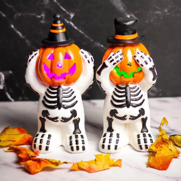 A Cheerful Giver Hiding Pumpkin Ghost