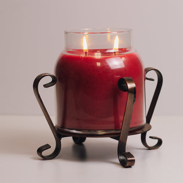 a cheerful giver Jar Holder - Copper