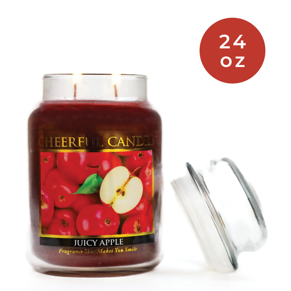 A Cheerful Giver Juicy Apple - 24 Oz Cheerful Candle